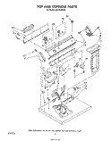 SECTION Diagram and Parts List for LE5790XSW1  Whirlpool Dryer