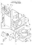 SECTION Diagram and Parts List for LER6646DN1  Whirlpool Dryer