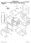 OVEN PARTS Diagram and Parts List for RBS275PDT16  Whirlpool Wall Oven