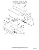 Part Location Diagram of WPW10317345 Whirlpool Range Oven Control Board