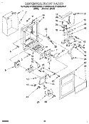 DISPENSER FRONT Diagram and Parts List for KTLS25QDWH01  KitchenAid Refrigerator