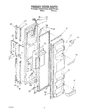Part Location Diagram of 1127473 Whirlpool EXTENTION, HANDLE BOTTOM, BLACK