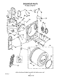 SECTION Diagram and Parts List for LE4900XTN1  Whirlpool Dryer