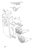 FREEZER LINER Diagram and Parts List for GD22SFXHS04  Whirlpool Refrigerator