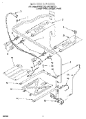 MANIFOLD Diagram and Parts List for SF372BEEQ0  Whirlpool Range