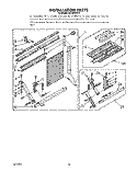 INSTALLATION PARTS Diagram and Parts List for ACQ254XY0  Whirlpool Air Conditioner