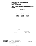 BACKGUARD Diagram and Parts List for 1435W0A  Roper Range