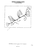 WIRING HARNESS Diagram and Parts List for RB1200XKW1  Whirlpool Wall Oven