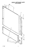 DOOR AND PANEL Diagram and Parts List for KUDP220T1  KitchenAid Dishwasher