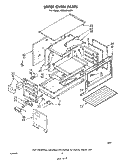 UPPER OVEN Diagram and Parts List for SE953PEKT1  Whirlpool Range