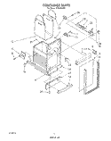 CONTAINER Diagram and Parts List for TF8600XTP2  Whirlpool Trash Compactor