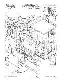 SECTION Diagram and Parts List for CE1750XWW0  Whirlpool Dryer
