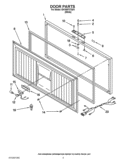 Part Location Diagram of 1-26356 Whirlpool Door Key