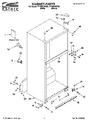 Part Location Diagram of 2302077 Whirlpool Use & Care Guide
