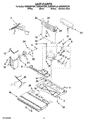UNIT PARTS Diagram and Parts List for GX5SHDXTQ01  Whirlpool Refrigerator
