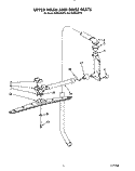 UPPER WASH AND RINSE Diagram and Parts List for KUDC220T3  KitchenAid Dishwasher