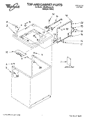 Part Location Diagram of LIT3955498 Whirlpool Use & Care Guide (Wiring Diagram)