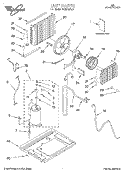 UNIT, LITERATURE Diagram and Parts List for ACM122XJ0  Whirlpool Air Conditioner