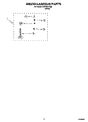 MISCELLANEOUS PARTS - OPTIONAL PARTS (NOT INCLUDED) Diagram and Parts List for CAWB527MQ1  Crosley Washer