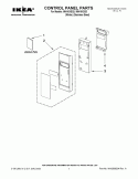 CONTROL PANEL PARTS Diagram and Parts List for IMH16XSQ3  Whirlpool Microwave
