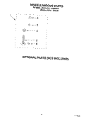 MISCELLANEOUS, OPTIONAL Diagram and Parts List for LSQ9645KQ1  Whirlpool Washer
