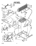 Part Location Diagram of 1105238 Whirlpool EXCHANGER, HEAT