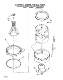 Part Location Diagram of 285622 Whirlpool Agitator Assembly