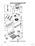 OPTIONAL Diagram and Parts List for EC515WWV0  Whirlpool Ice Maker