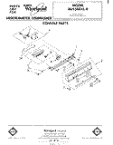 CONSOLE Diagram and Parts List for DU5500XL0  Whirlpool Dishwasher