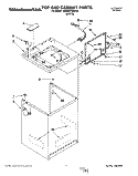 TOP AND CABINET, LIT/OPTIONAL Diagram and Parts List for KAWE977BWH0  KitchenAid Washer