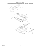 BURNER Diagram and Parts List for 1423^0A  Whirlpool Range