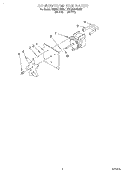 CONVECTION FAN Diagram and Parts List for KEMS377BWH1  KitchenAid Wall Oven