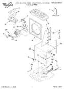 SECTION Diagram and Parts List for AD050SJ2  Whirlpool Dehumidifier