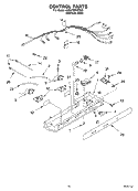 CONTROL Diagram and Parts List for 6GD27DFXFS02  Whirlpool Refrigerator