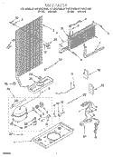 UNIT Diagram and Parts List for RT14DKYFW00  Roper Refrigerator
