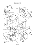 CABINET Diagram and Parts List for LG5531XPW0  Whirlpool Dryer