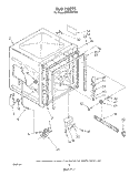 TUB , LITERATURE AND OPTIONAL Diagram and Parts List for DP8500XTN1  Whirlpool Dishwasher