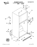 CABINET Diagram and Parts List for ET18TMXDN01  Whirlpool Refrigerator