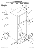 Part Location Diagram of 2300475W Whirlpool GRILLE