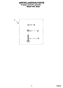 MISCELLANEOUS  PARTS, OPTIONAL PARTS Diagram and Parts List for LXR7244PQ1  Whirlpool Washer