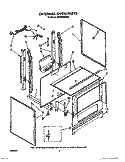 EXTERNAL OVEN Diagram and Parts List for SF3000EWW0  Whirlpool Range