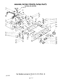 WASHER/DRYER CONTROL PANEL Diagram and Parts List for KELC500TPL0  KitchenAid Washer Dryer Combo