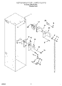 REFRIGERATOR LINER Diagram and Parts List for KSSP42QJS00  KitchenAid Refrigerator