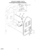 REAR CHASSIS, OPTIONAL Diagram and Parts List for KERH507YAL2  KitchenAid Range