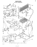 UNIT Diagram and Parts List for ET22ZKXMWR1  Whirlpool Refrigerator