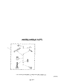 MISCELLANEOUS Diagram and Parts List for LA7681XSW1  Whirlpool Washer