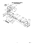 ICE CONTAINER Diagram and Parts List for KSSS48DWX02  KitchenAid Refrigerator