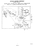 695502 BURNER Diagram and Parts List for LG4931XTW0  Whirlpool Dryer