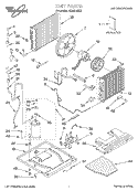 UNIT, LITERATURE Diagram and Parts List for ACM214XK0  Whirlpool Air Conditioner