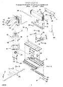 UNIT Diagram and Parts List for KTRS25KGWH01  KitchenAid Refrigerator